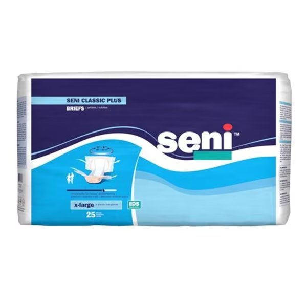 Seni S-XL25-BC2 Classic Plus Briefs; Extra Large; Pack of 100, Seni, Mfr#: S-XL25-BC2